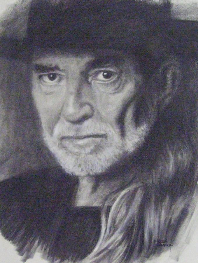 Willie Nelson Drawing - Willie Nelson  by Cynthia Campbell