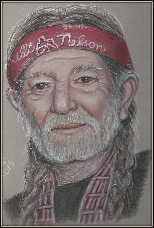 Willie Nelson Drawing by Jacky Clark - Pixels