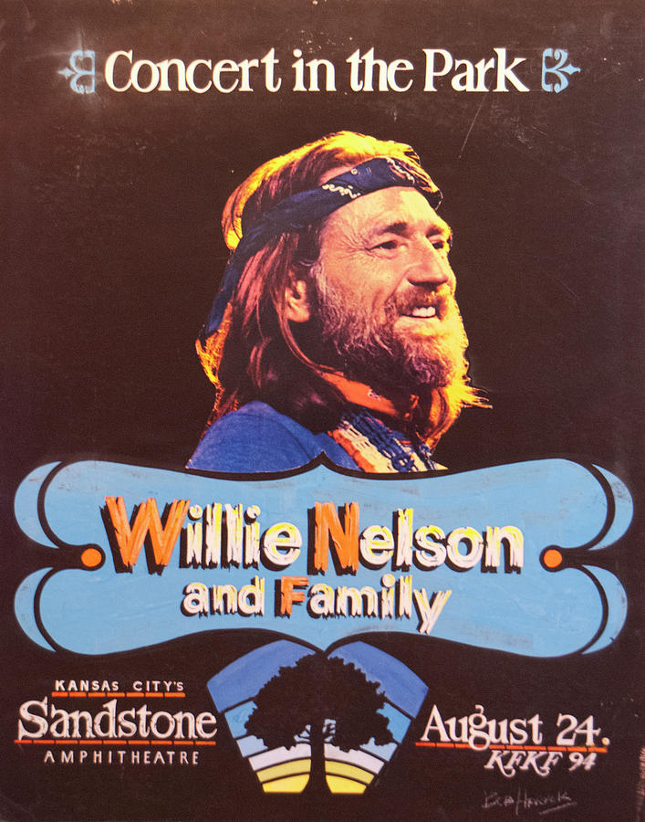 Willie Nelson Photograph - Willie Nelson Poster by Phyllis Taylor