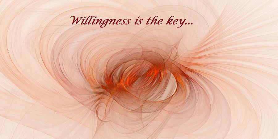 Willingness is the Key Digital Art by Doug Morgan