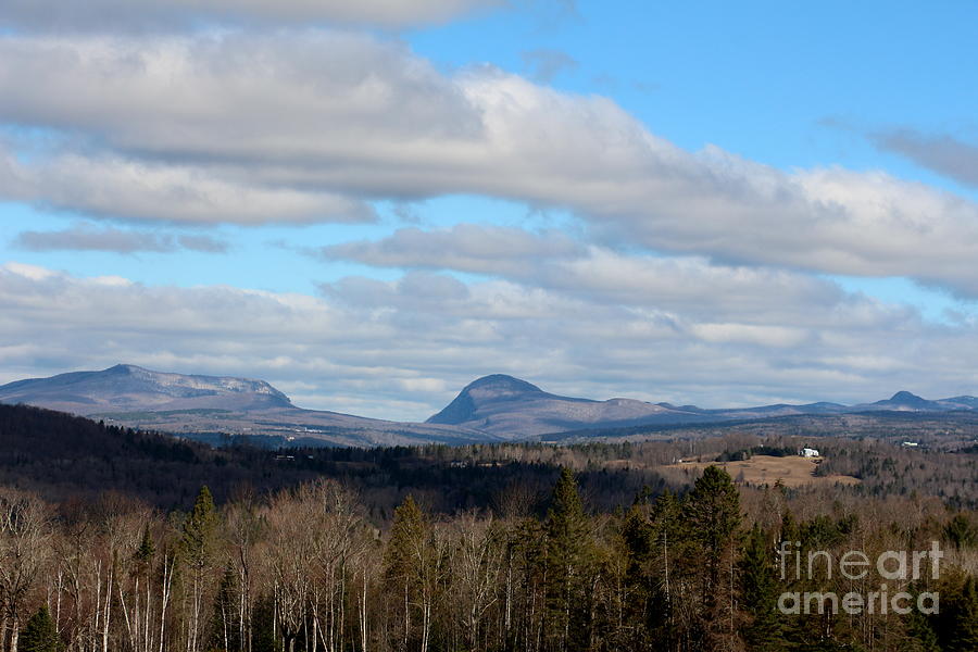 Mountain Photograph - Willoughby Gap from Burke Vermont No. 2 by Neal Eslinger