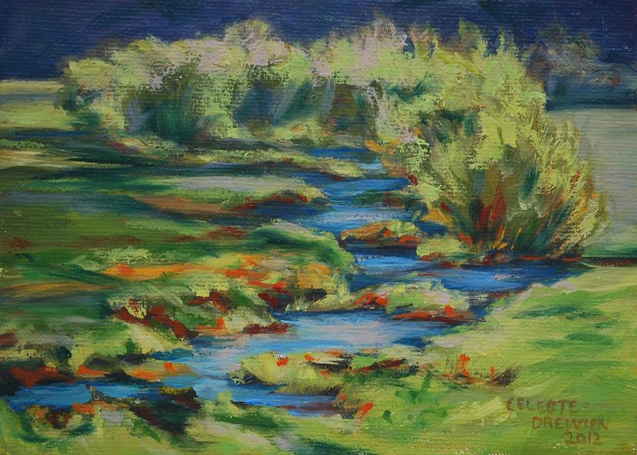 Willow Creek Painting by Celeste Drewien