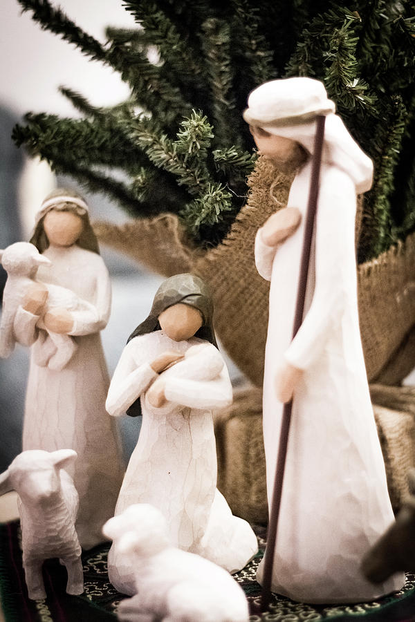 Willow Tree Nativity At Christmas Photograph By Steven Jones Fine Art   Willow Tree Nativity At Christmas Steven Jones 