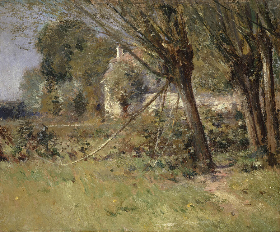 Willows, from circa 1892 Painting by Theodore Robinson