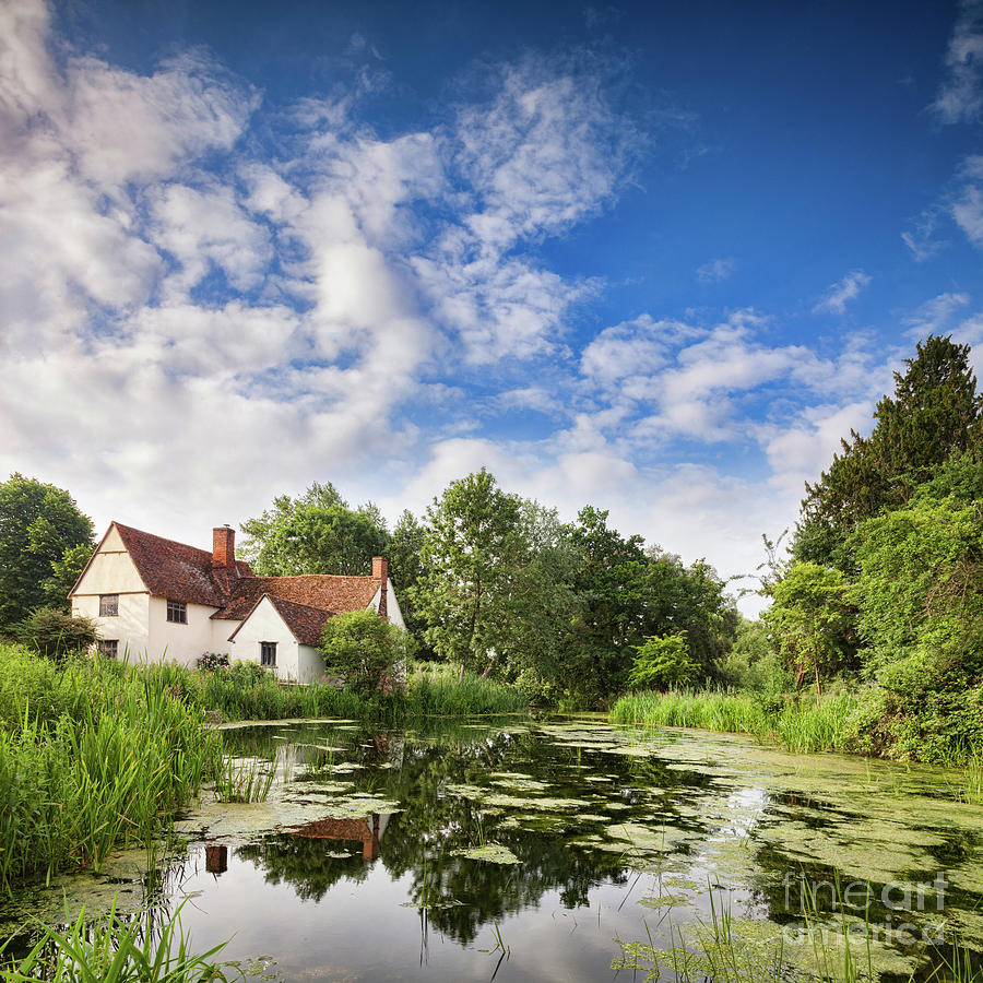 John Constable Photograph - Willy Lotts House Flatford Mill by Colin and Linda McKie