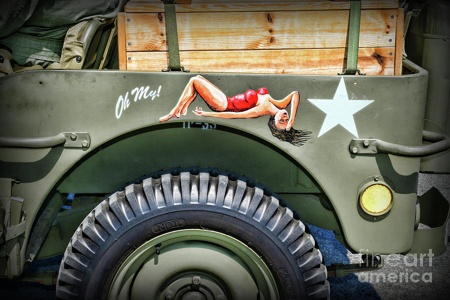 Vintage Photograph - Willys Jeep Art by Paul Ward