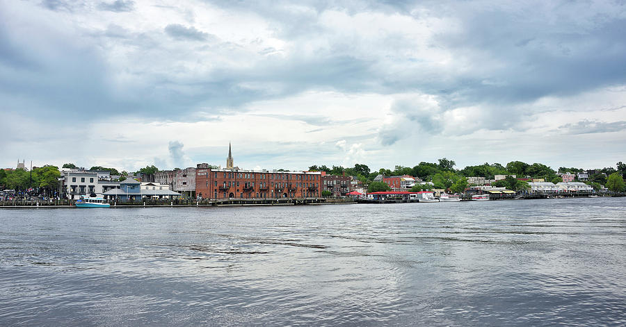 Wilmington from the Cape Fear River - NC Photograph by Brendan Reals