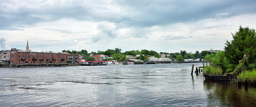 Wilmington North Carolina Panorama Photograph By Brendan Reals - Fine 