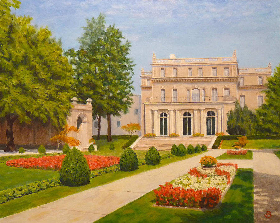 Architecture Painting - Wilson Hall Monmouth University by Joe Bergholm