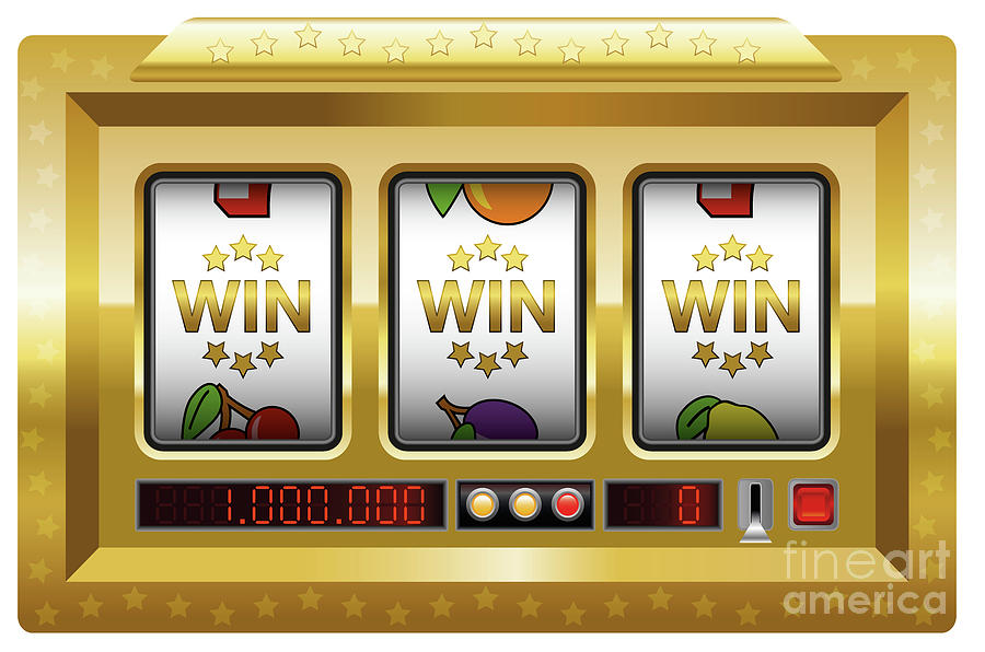 Win Slot Machine Gold Digital Art by Peter Hermes Furian - Fine Art America