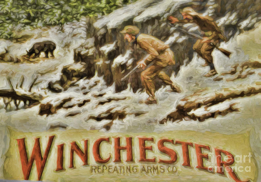 Winchester 1899 Painting by Steven Parker