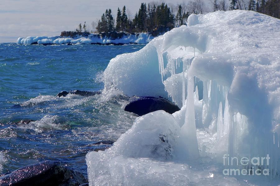 Wind and Ice Photograph by Sandra Updyke