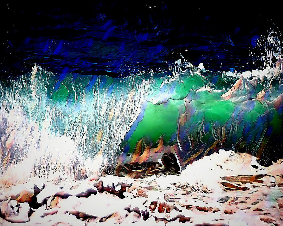 Wind and Waves Digital Art by Pennie McCracken