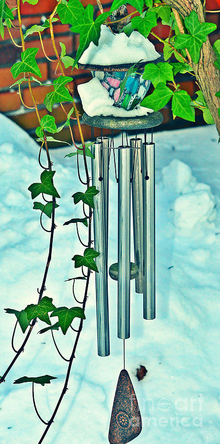 Wind Chimes in Winter Photograph by Stacie Siemsen