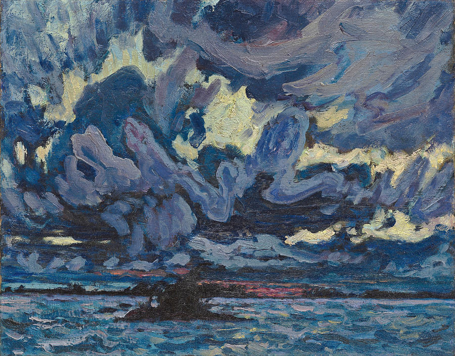 Wind Clouds Painting by James Edward Hervey MacDonald