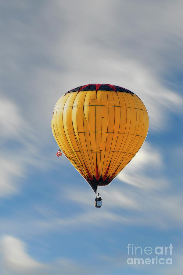 Wind driven balloon Photograph by Dan Friend