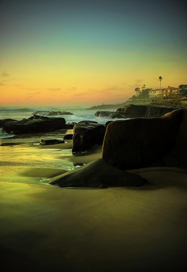 Wind n Sea Sunset 2 Photograph by JoAnn Silva