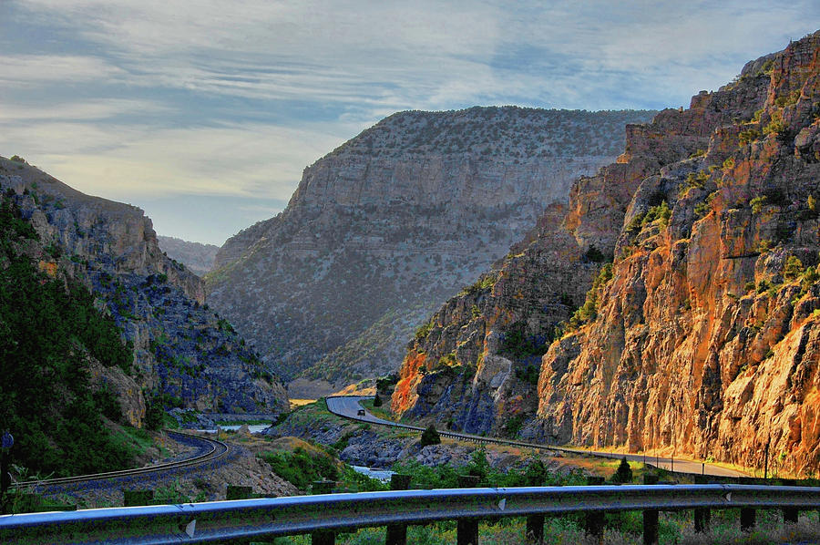 Wind River Canyon Photograph by Ben Prepelka