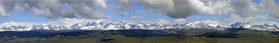 DM9504-Wind River Range Panorama  Photograph by Ed  Cooper Photography