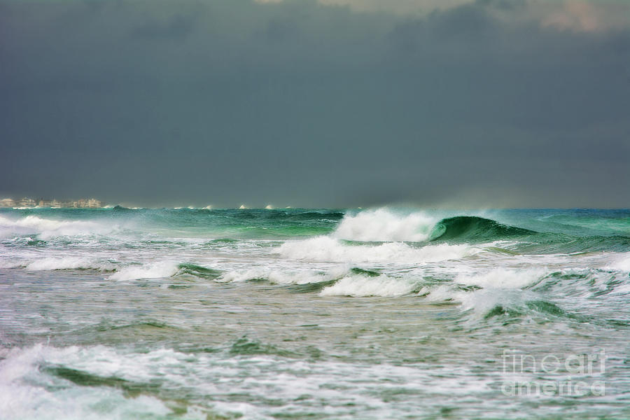 Wind Swept Waves 2 Photograph by Kelly Nowak