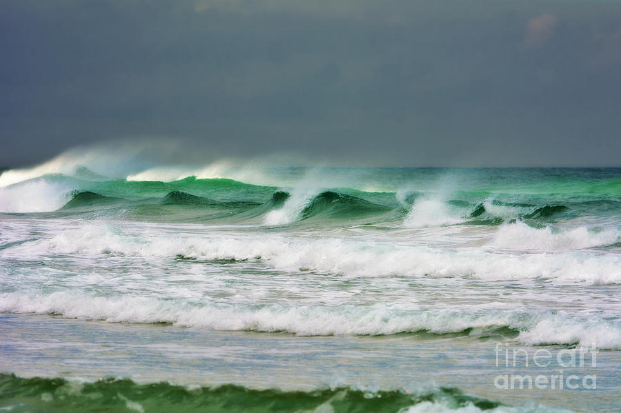 Wind Swept Waves Photograph by Kelly Nowak