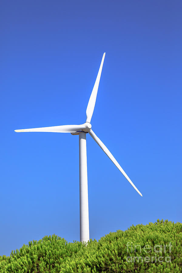 Wind turbines alternative energy Photograph by Benny Marty