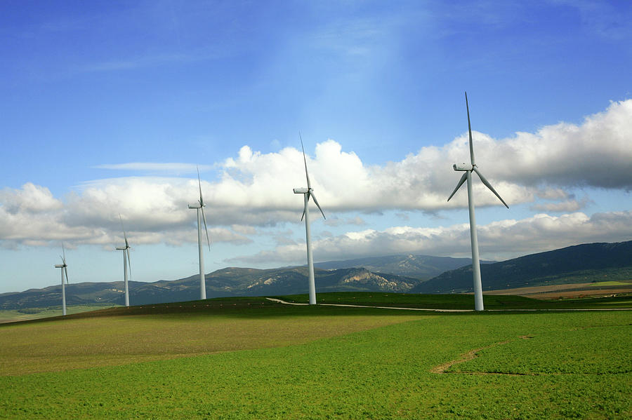 Wind Turbines Photograph by Chen Leopold