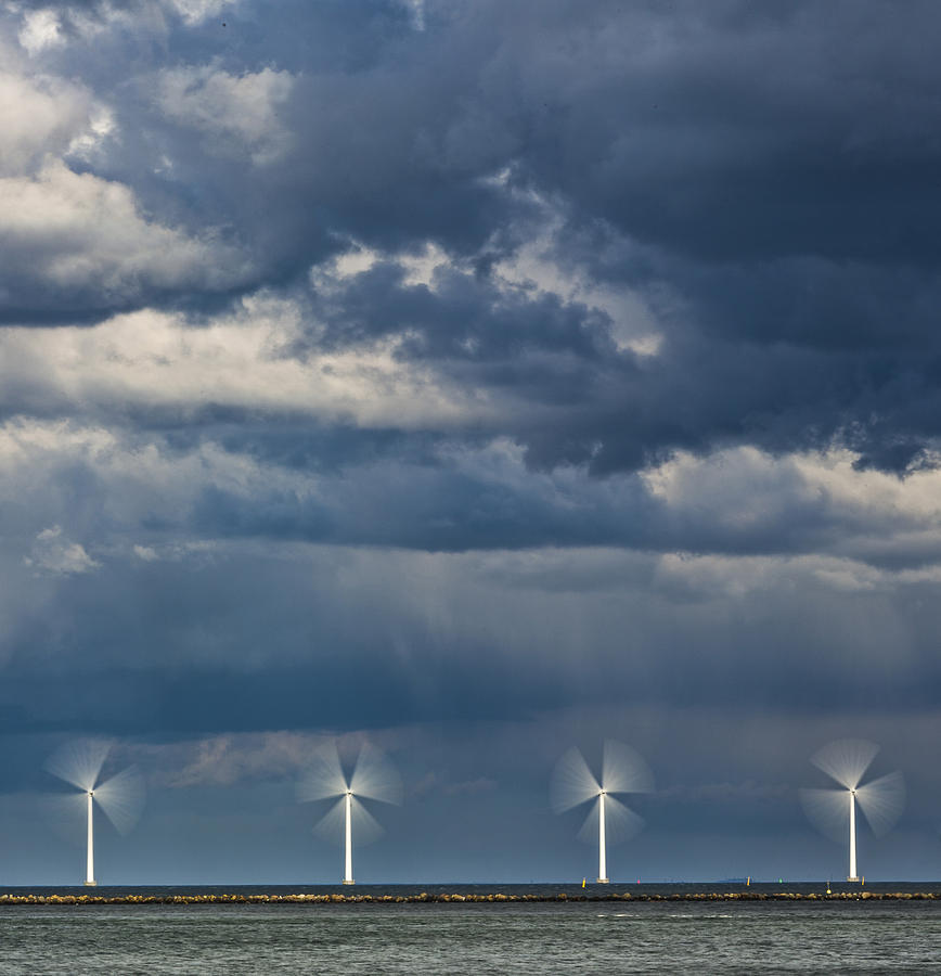 Wind Turbines Photograph by Elmer Jensen