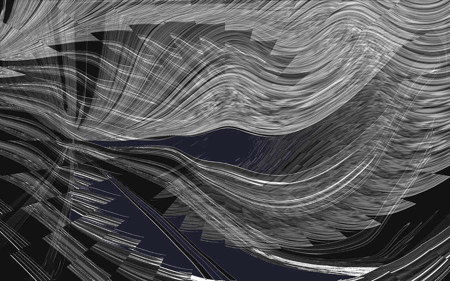 Wind Whipped Digital Art by Cheryl Charette