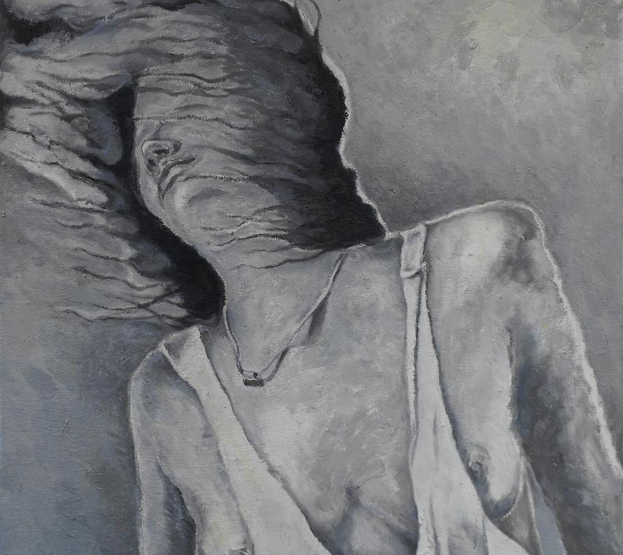 Wind Woman 1 Painting by Zhen Fen