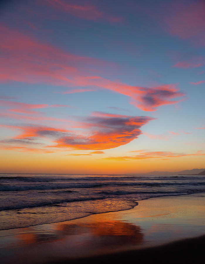 Windblown Sunset Photograph by David Downs