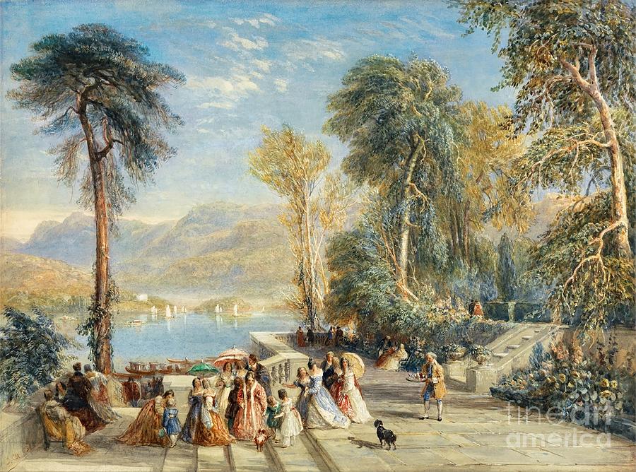 People Painting - Windermere During the Regatta by MotionAge Designs