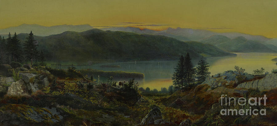 John Atkinson Grimshaw Painting - Windermere by John Atkinson Grimshaw