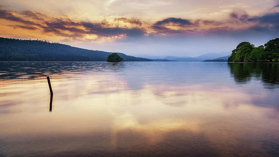 Windermere Sunset Photograph by James Billings