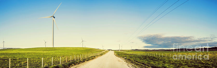 Windfarm way Photograph by Jorgo Photography