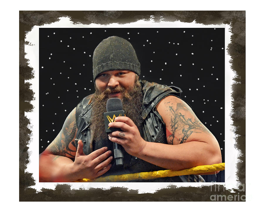 Professional Wrestler Photograph - Windham Lawrence Rotunda Pro Wrestling Character Bray Wyatt by Jim Fitzpatrick