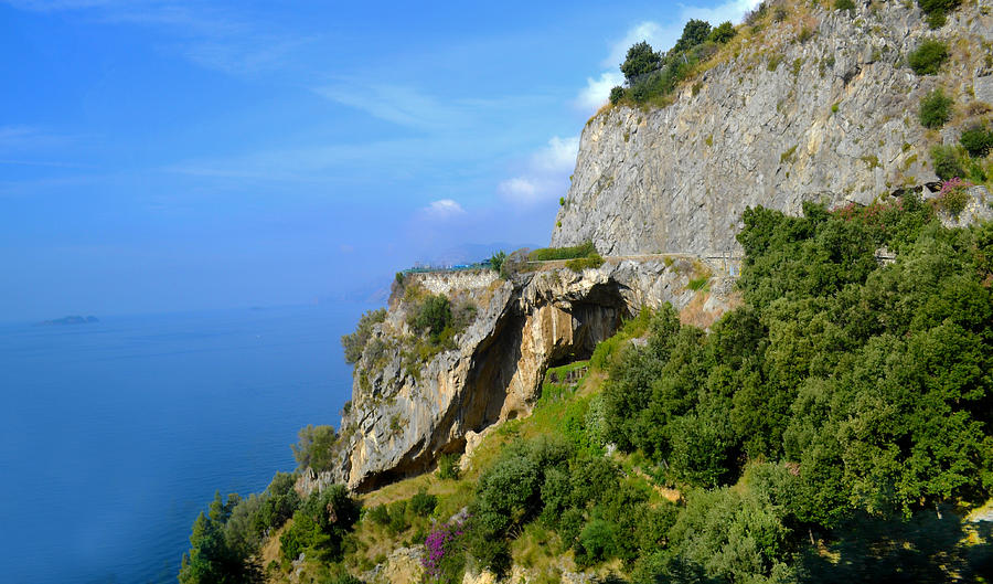 Winding around the Amalfi Highway Photograph by Jeffrey Hamilton