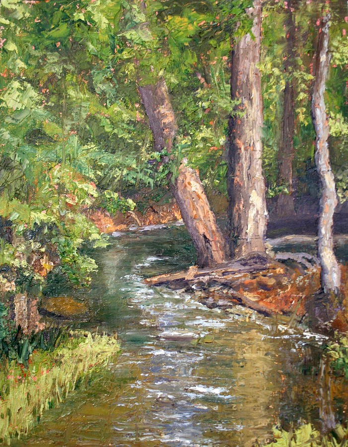 Winding Creek Painting by Becky Christenson - Fine Art America