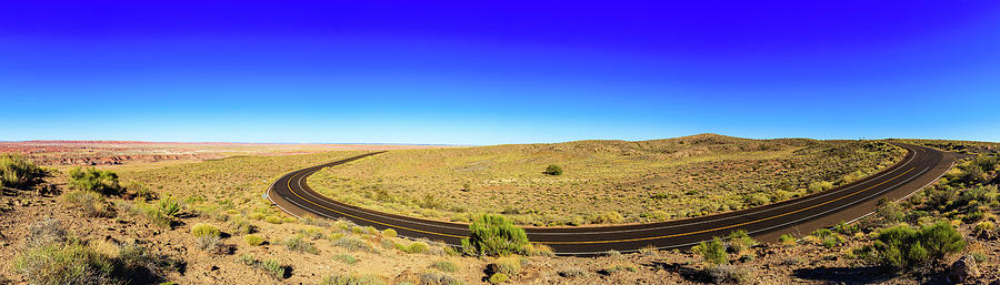 Winding Desert Highway Photograph by Raul Rodriguez