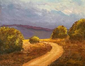 Landscapes Painting - Winding Down by Graham Murray Landscapes Painting - Winding Down by Graham Murray