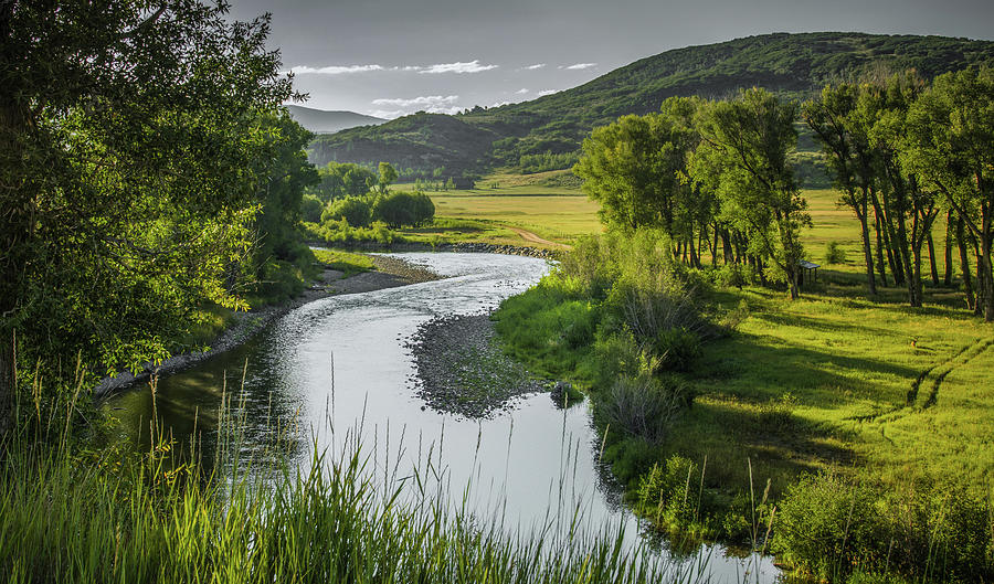 Winding Elk River Photograph by Don Schwartz