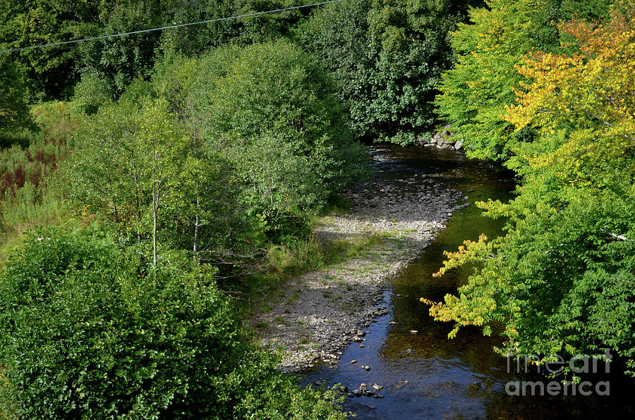 Winding River in Inverness Scotland with Thick Trees Following t Photograph by DejaVu Designs