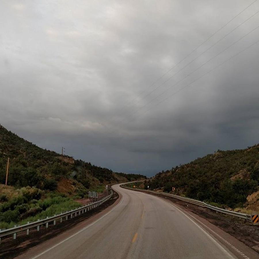 Winding Road, Cloudy Photograph by Lawrence Black