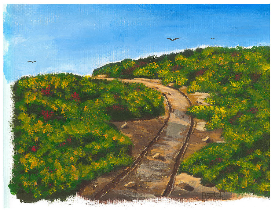 Winding Road Painting by David Bartsch