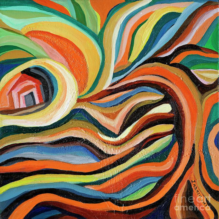 Winding Road Home Painting by Ida Mitchell