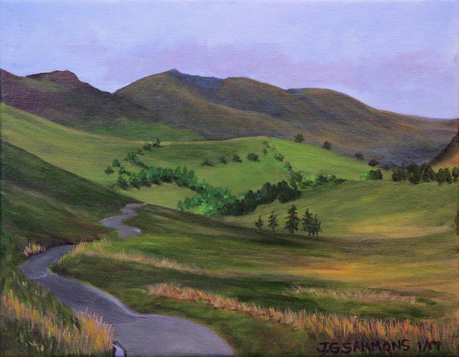 Winding Road Painting by Janet Greer Sammons