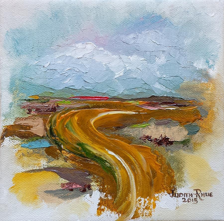 Winding Road Painting by Judith Rhue