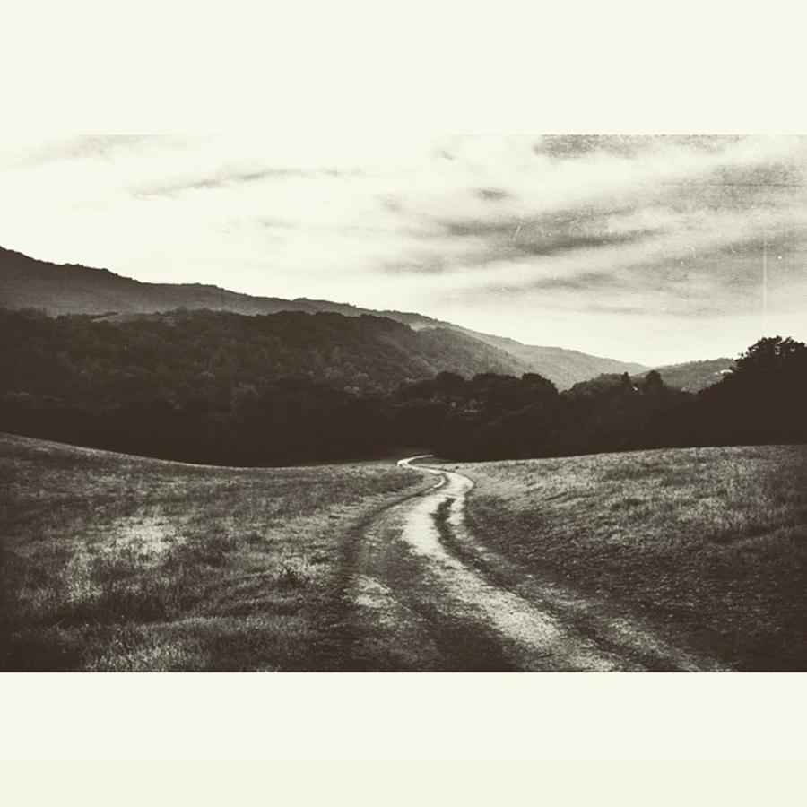 Afterlight Photograph - Winding Road #whitagram #afterlight by Wesley Righetti