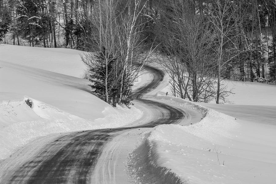Winding Through Winter Photograph by Tim Kirchoff