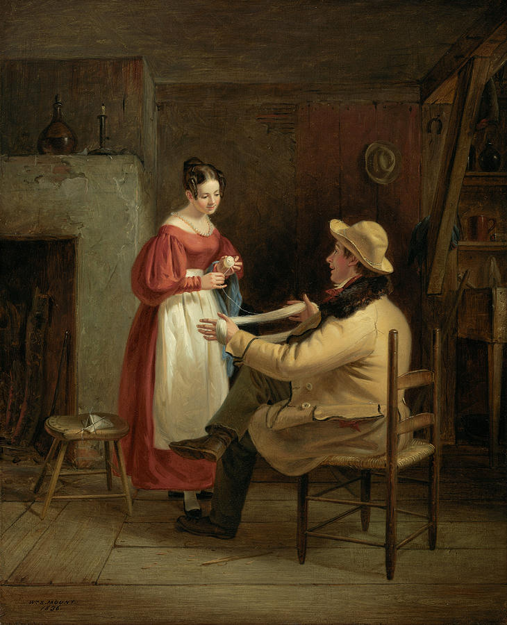 Hat Painting - Winding Up by William Sidney Mount